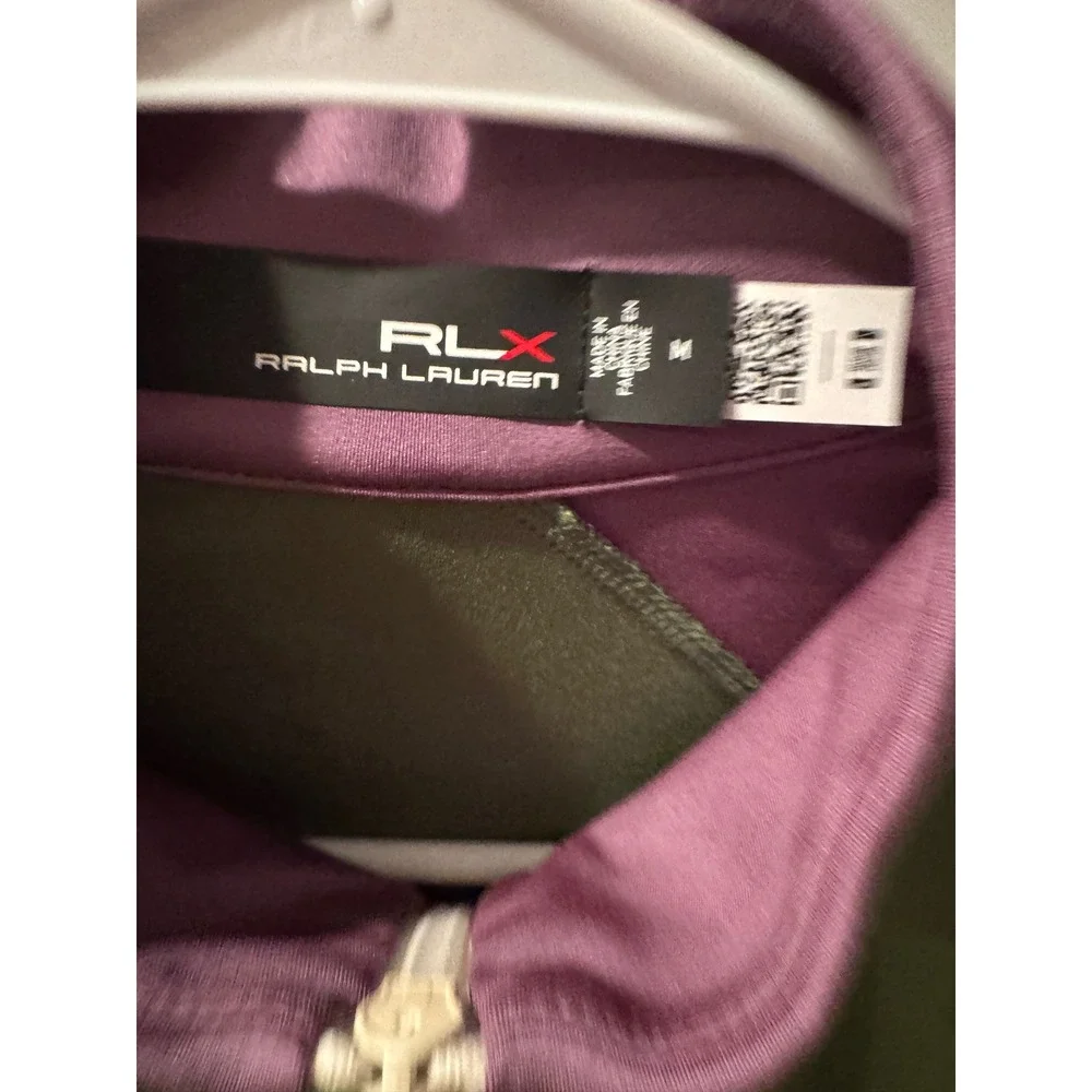 RLX Ralph‎ Lauren Women Colorblock Full Zip Track Jacket Golf Athleisure Size M